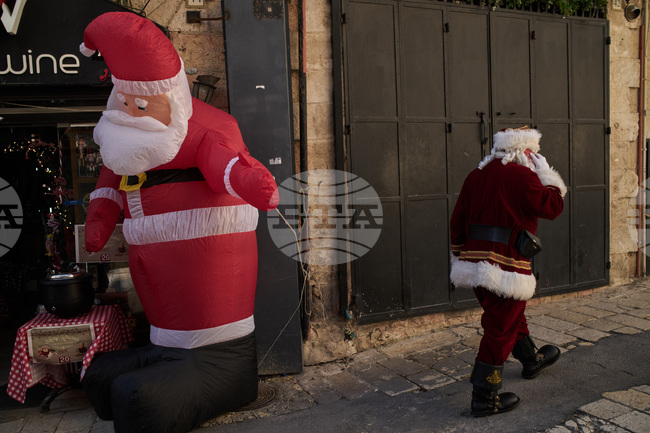 APTOPIX Israel Palestinians Christmas