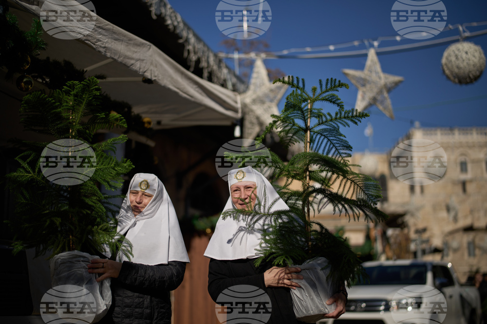 APTOPIX Israel Palestinians Christmas