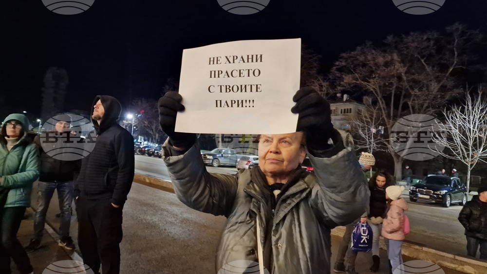 Шумен - протест срещу еврото