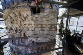 Italy Rome Column Restoration
