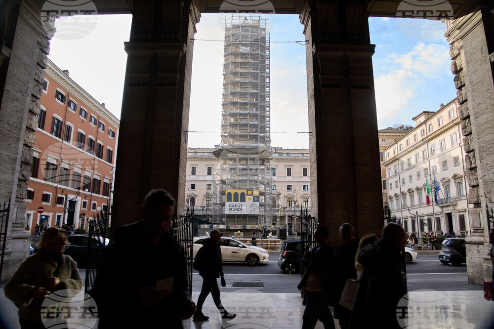 Italy Rome Column Restoration