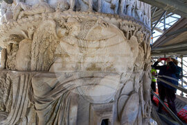 Italy Rome Column Restoration