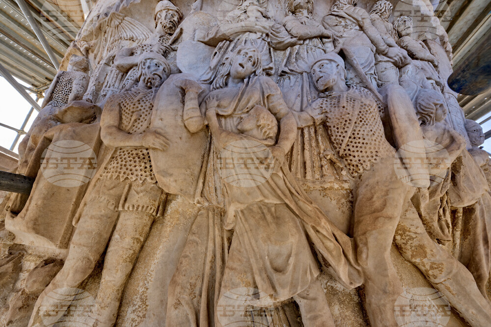 Italy Rome Column Restoration