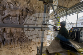 Italy Rome Column Restoration