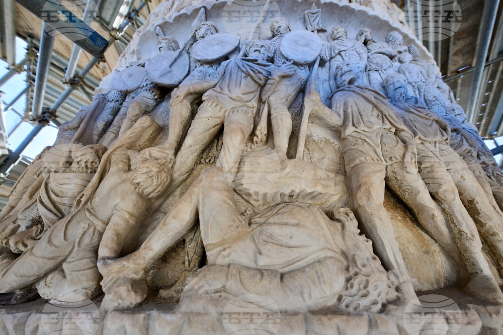 Italy Rome Column Restoration