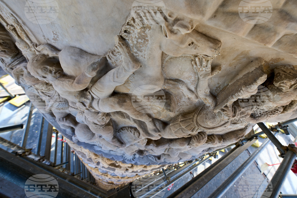 Italy Rome Column Restoration