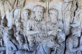 Italy Rome Column Restoration