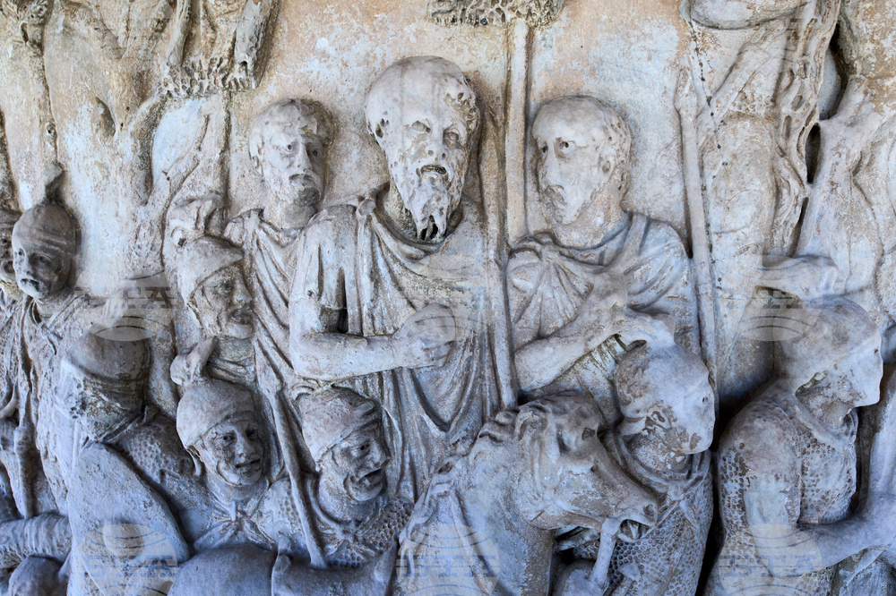 Italy Rome Column Restoration