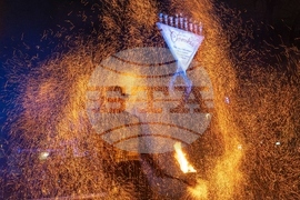 APTOPIX Lithuania Hanukkah