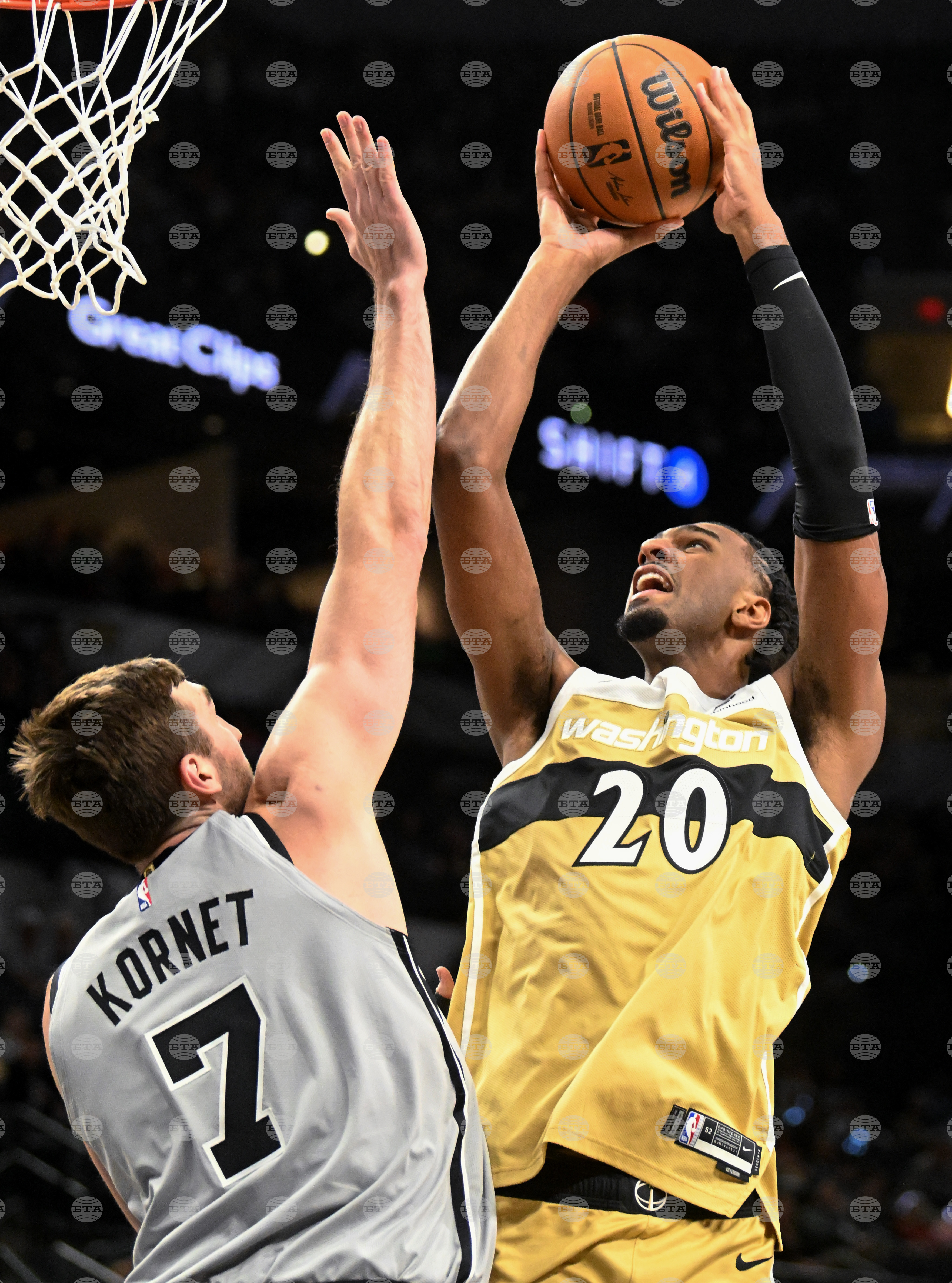 Wizards Spurs Basketball