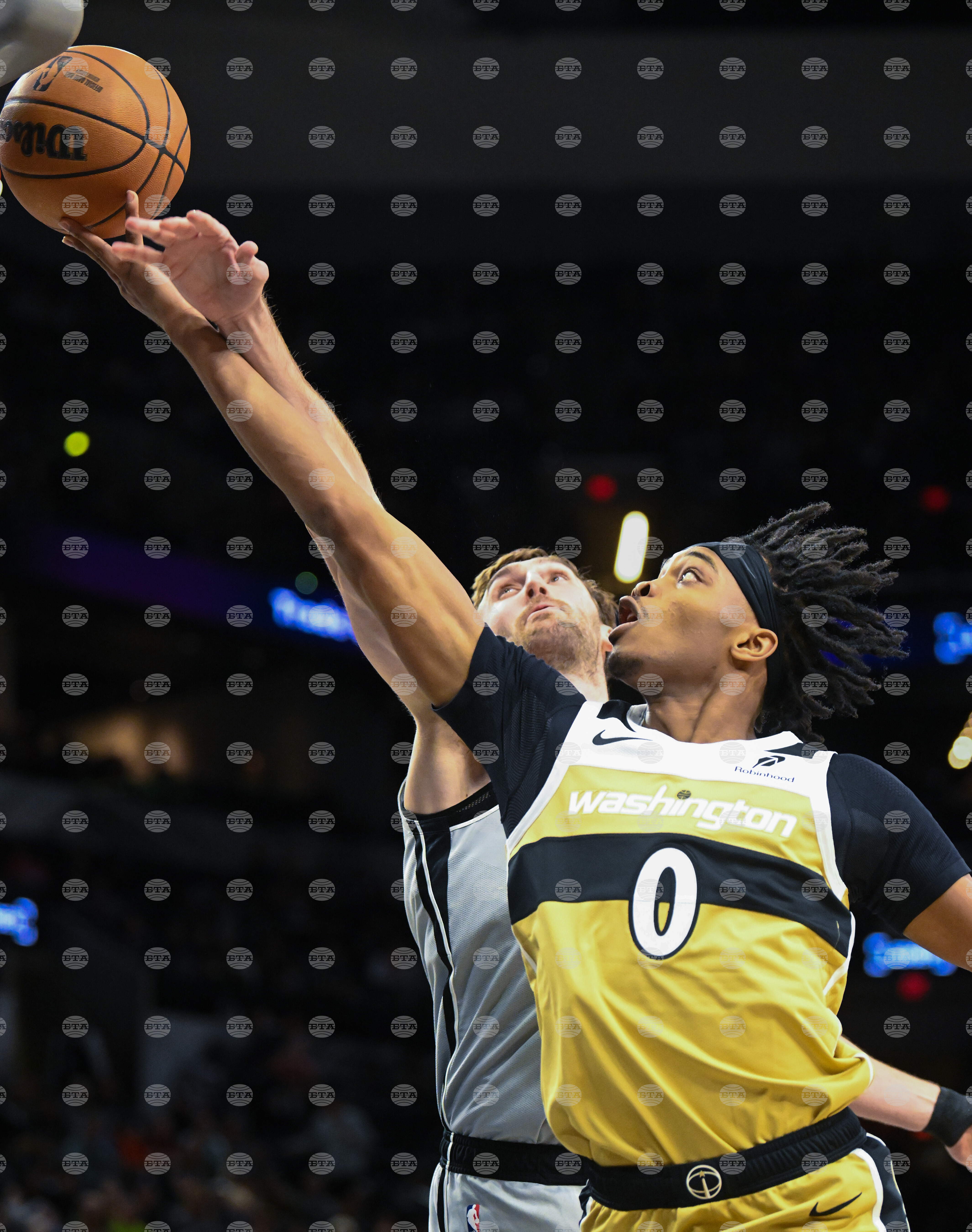 Wizards Spurs Basketball