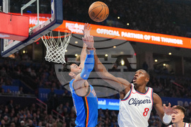 Clippers Thunder Basketball