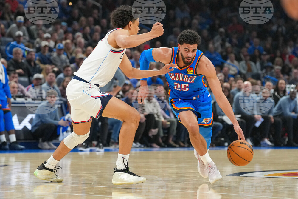 Clippers Thunder Basketball