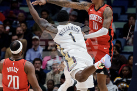 Rockets Pelicans Basketball