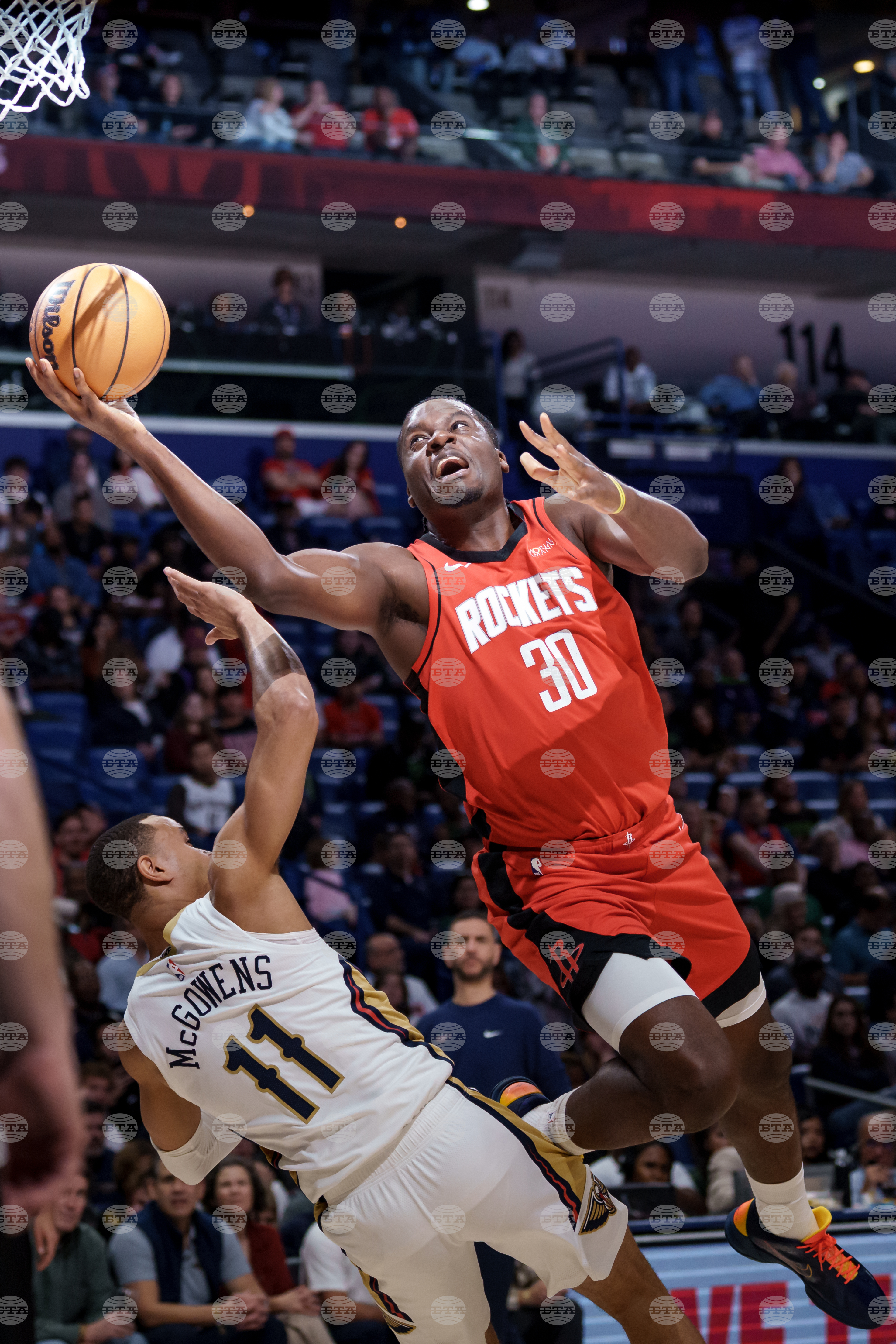 Rockets Pelicans Basketball