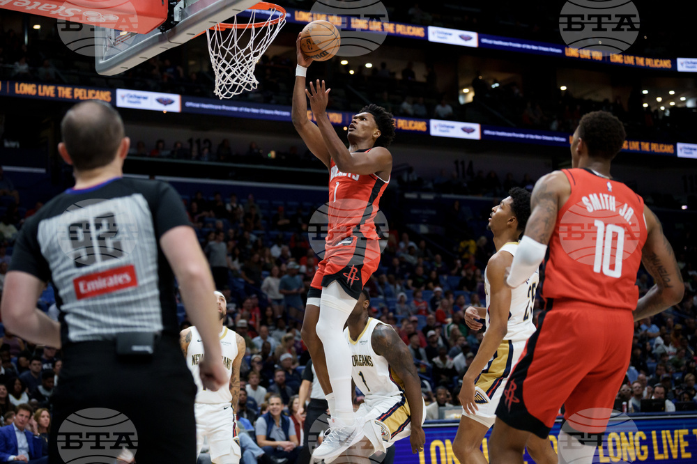 Rockets Pelicans Basketball