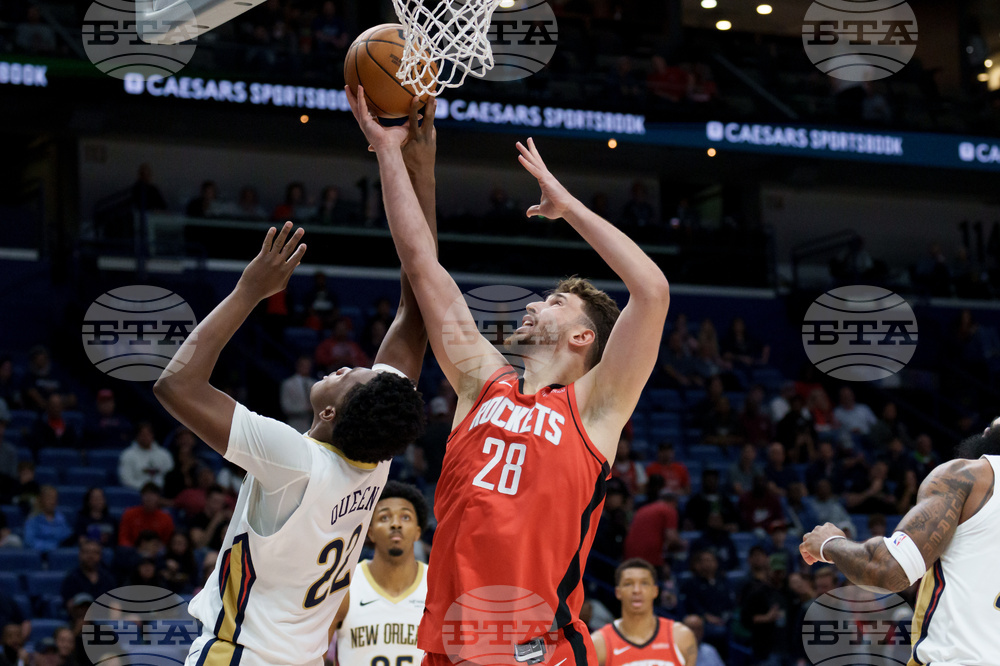Rockets Pelicans Basketball