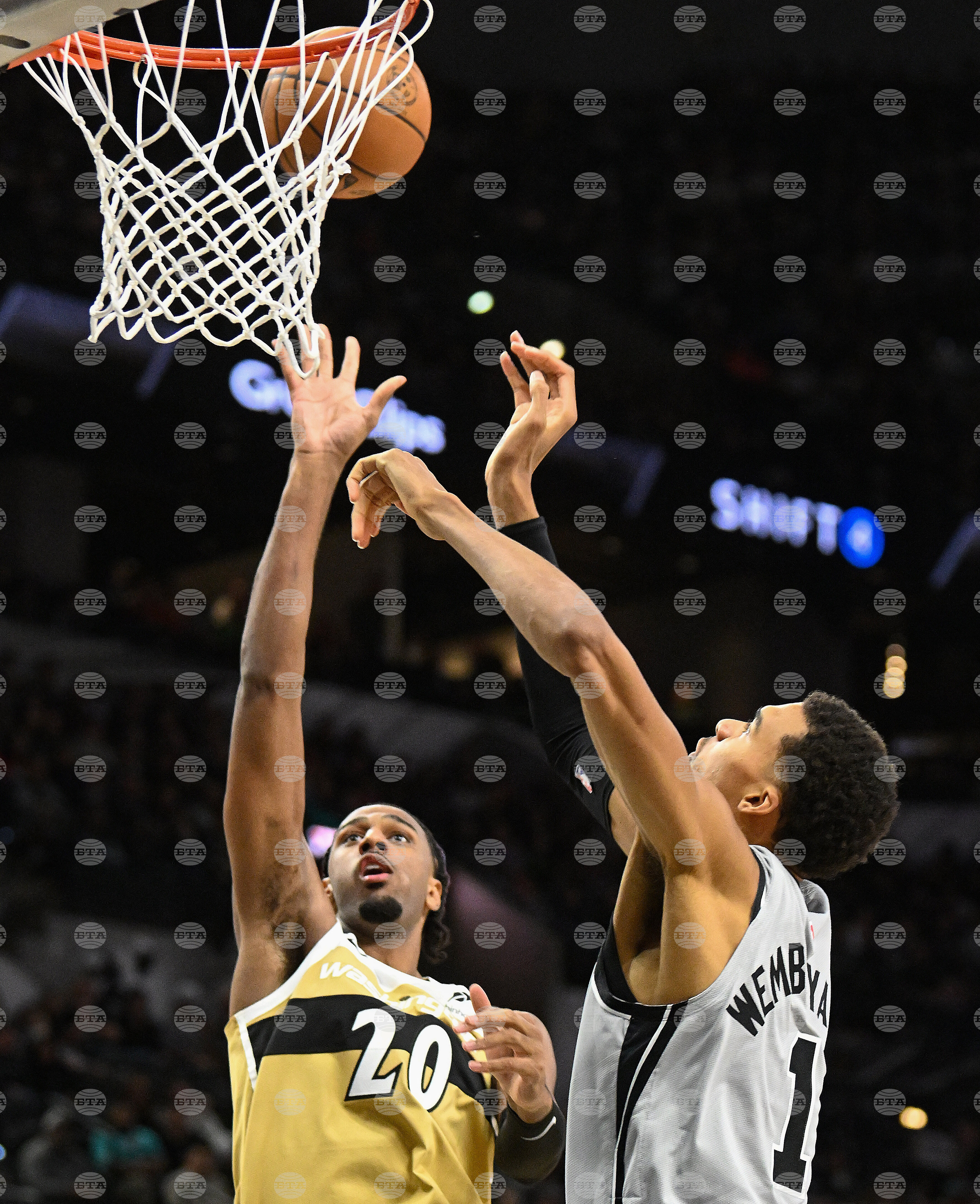 Wizards Spurs Basketball