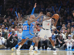 Clippers Thunder Basketball