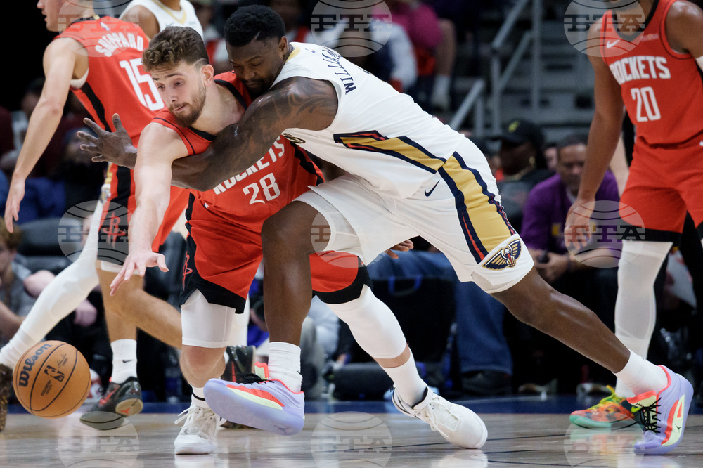 Rockets Pelicans Basketball