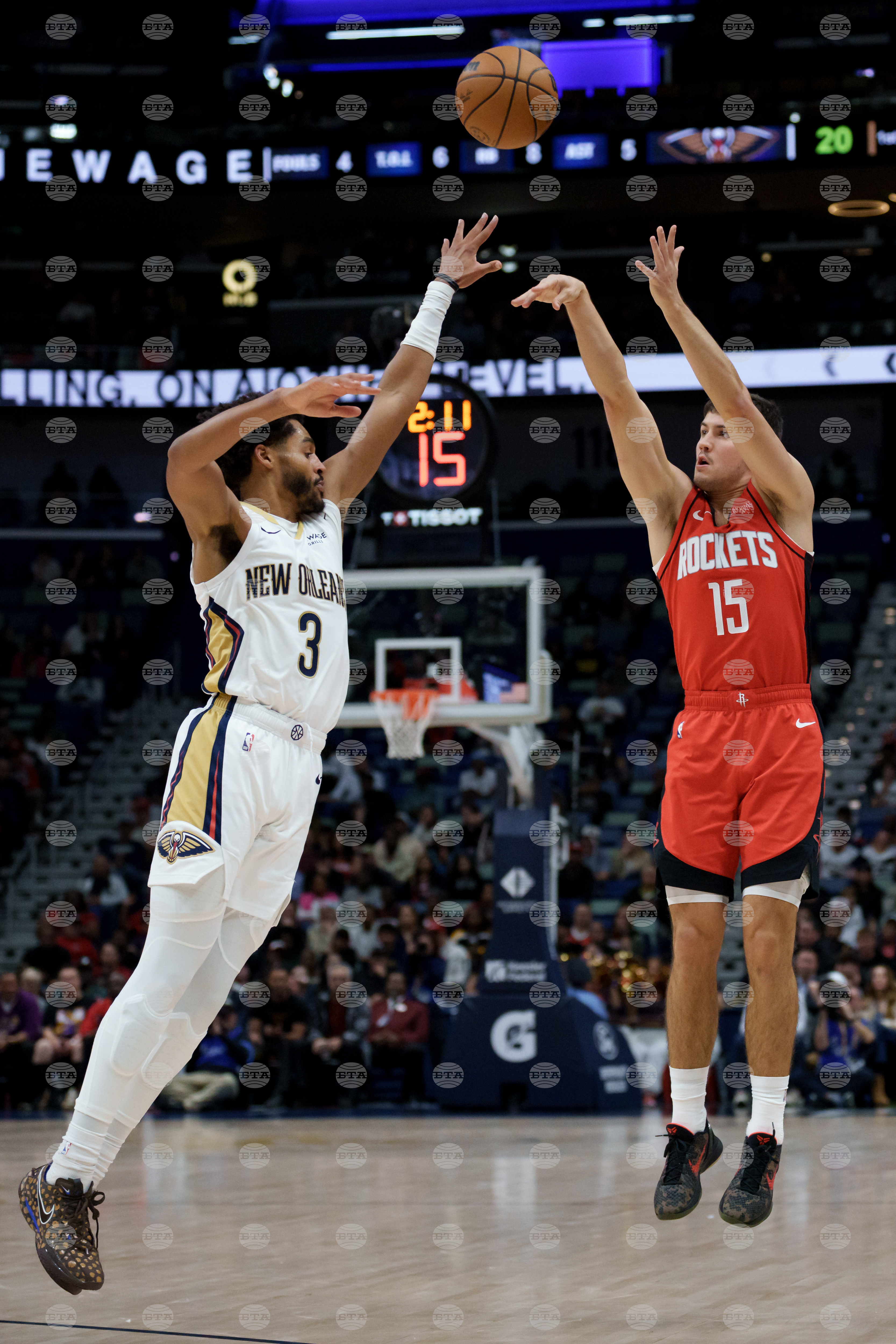 Rockets Pelicans Basketball