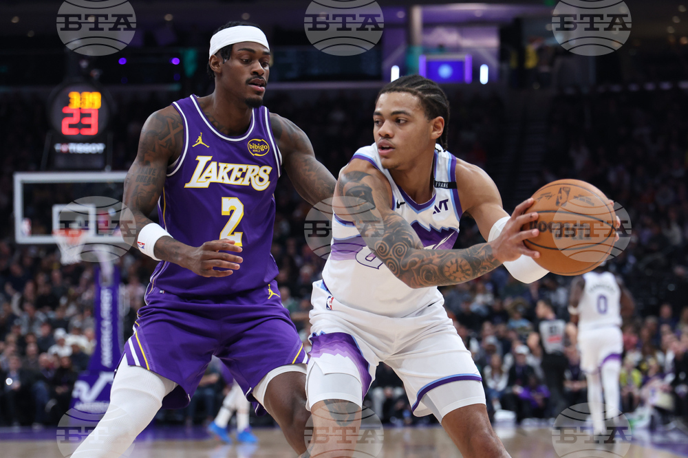 Lakers Jazz Basketball