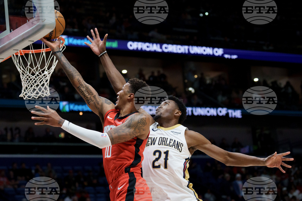 Rockets Pelicans Basketball