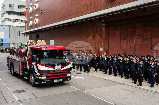Hong Kong Firefighter Funeral