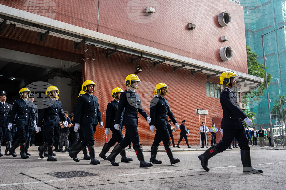 Hong Kong Firefighter Funeral