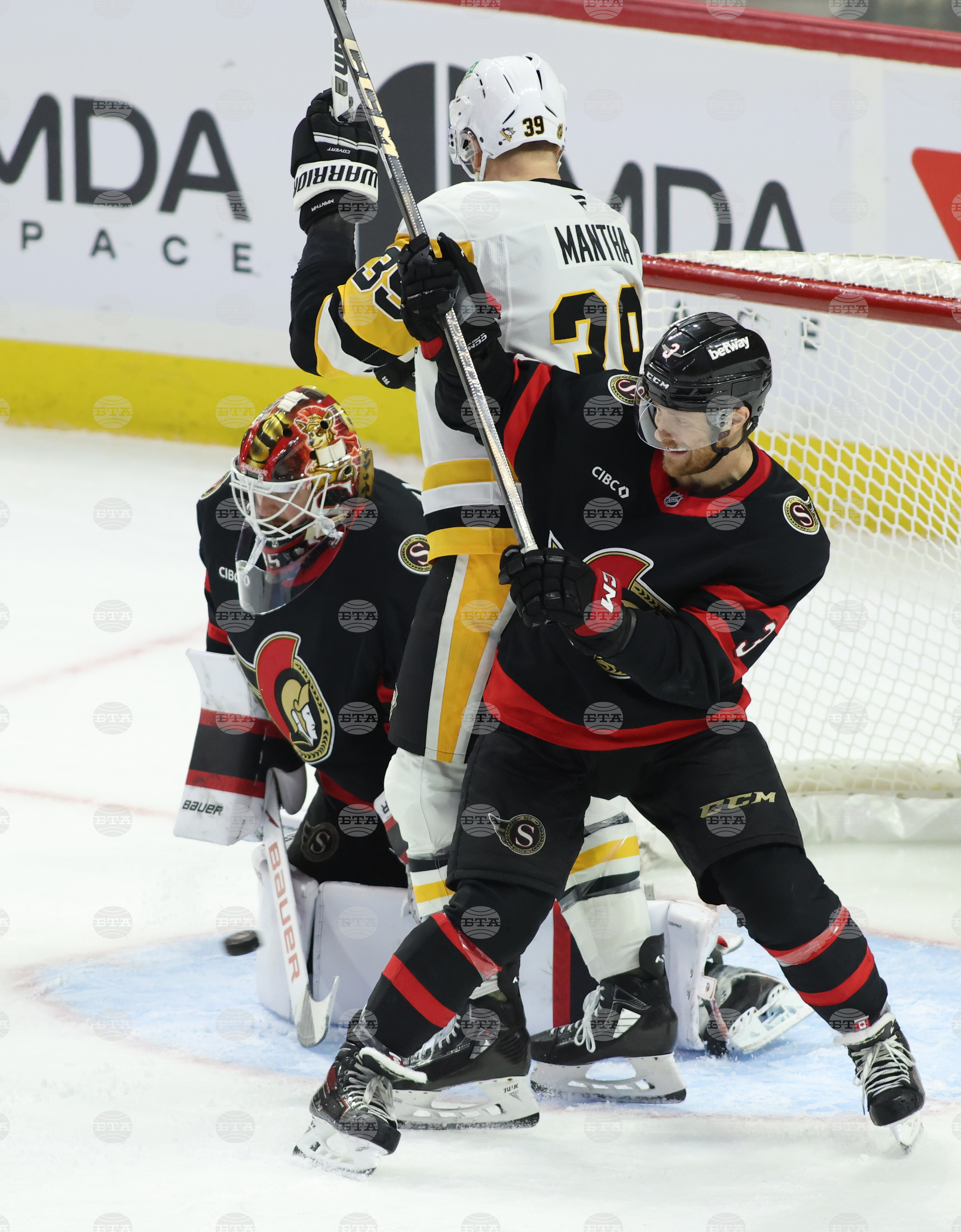 Penguins Senators Hockey