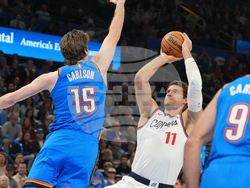 Clippers Thunder Basketball