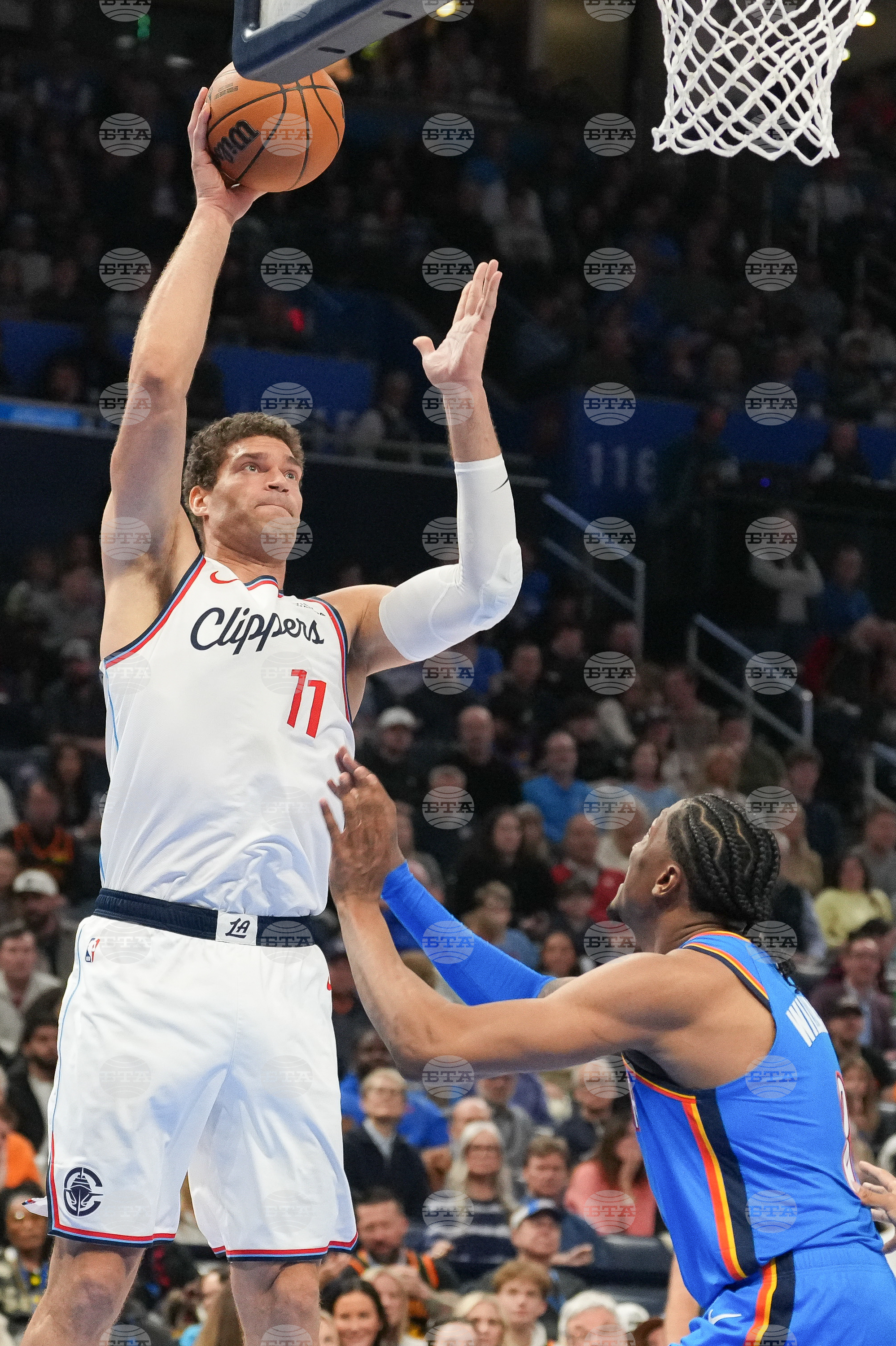 Clippers Thunder Basketball