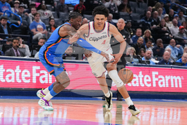 Clippers Thunder Basketball