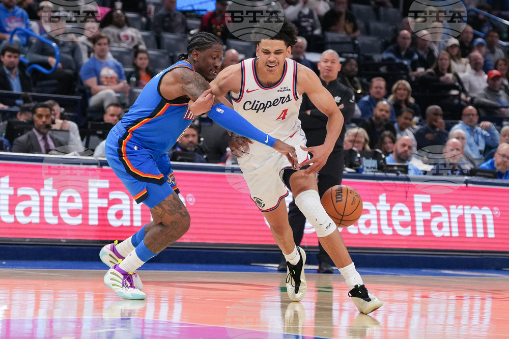 Clippers Thunder Basketball