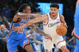 Clippers Thunder Basketball