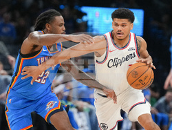 Clippers Thunder Basketball