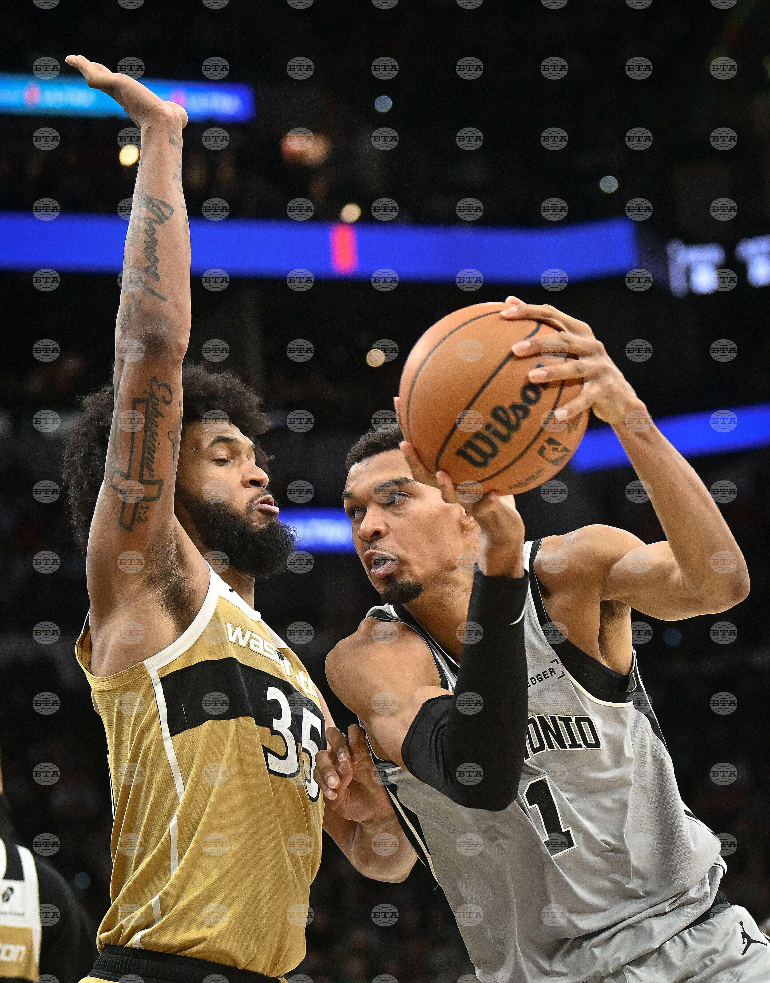 Wizards Spurs Basketball