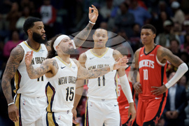 Rockets Pelicans Basketball
