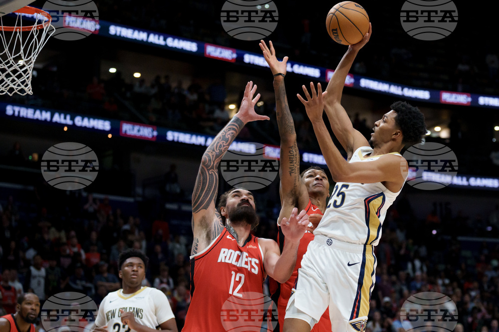 Rockets Pelicans Basketball