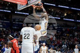 Rockets Pelicans Basketball