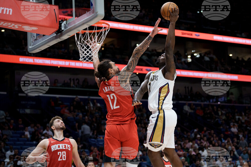 Rockets Pelicans Basketball