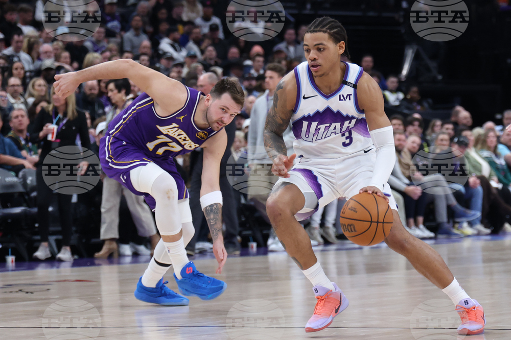 Lakers Jazz Basketball