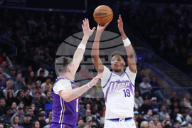 Lakers Jazz Basketball