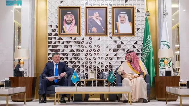 СПА: Вътрешните министри на Саудитска Арабия и Казахстан проведоха среща в Рияд