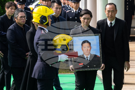 Hong Kong Firefighter Funeral