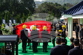 Hong Kong Firefighter Funeral