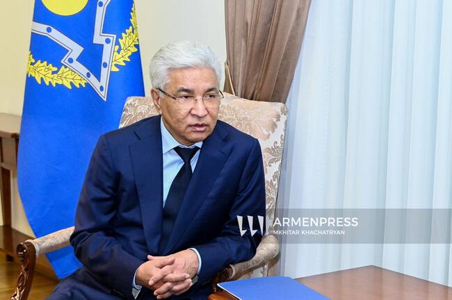 АРМЕНПРЕС: Армения остава съюзник на Организацията на Договора за колективна сигурност, заяви генералният секретар на организацията 