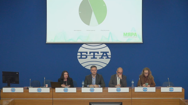 „Българите и Европейският съюз на прага на еврозоната“ - представяне на изследване на общественото мнение на агенция „Мяра“, по поръчка на българския евродепутат Кристиан Вигенин