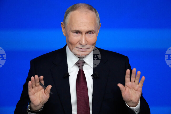 Путин отхвърли като „абсурдни“ западните предупреждения, че Русия може да бъде заплаха или да атакува държавите от НАТО