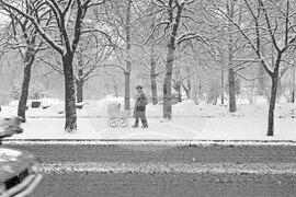 Снежна София през 1967 година